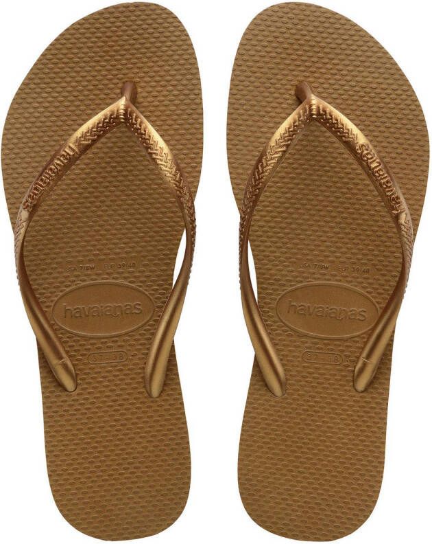 Havaianas Slim Dames Slippers Bronze