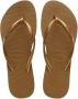 Havaianas Slim Dames Slippers Bronze - Thumbnail 1