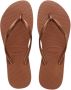 Havaianas Slim Dames Slippers Rust Metallic Copper - Thumbnail 2