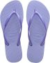 Havaianas Slim teenslippers lila Paars Meisjes Rubber Effen 33 34 - Thumbnail 1