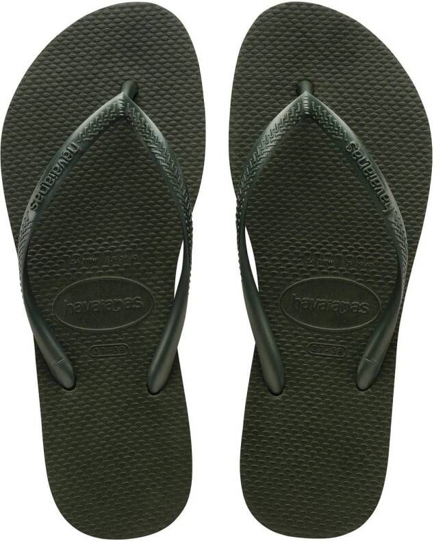 Havaianas Slim Teenslippers 4000030-4896 Kleur Groen