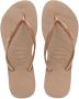 Havaianas Slim Teenslippers Dames Rose Gold- Dames Rose Gold - Thumbnail 2