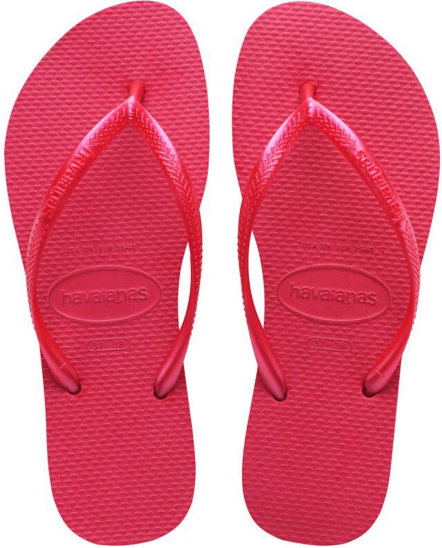 Havaianas Slim Teenslippers Dames Pink- Heren Pink