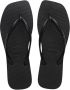 Havaianas Women's Slim Square Sandalen zwart - Thumbnail 1