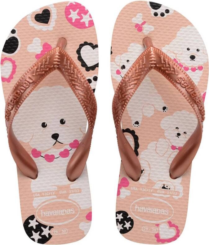 Havaianas teenslippers rosé Meisjes Rubber 31 32