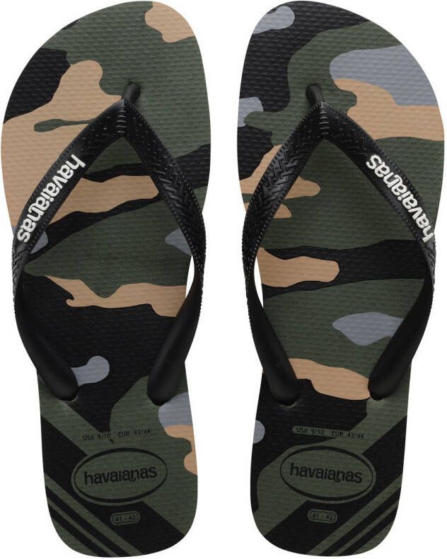 Havaianas Groene Camu Flip Flops Multicolor Heren