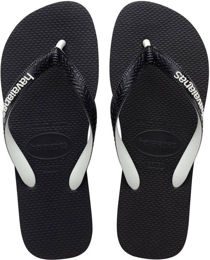 Havaianas Top Mix teenslippers zwart Meisjes Rubber 35-36