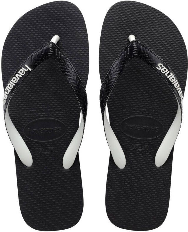 Havaianas Top Mix teenslippers zwart Rubber 35-36