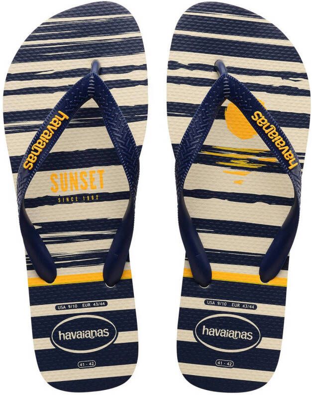 Havaianas Top Nautical teenslippers beige navy