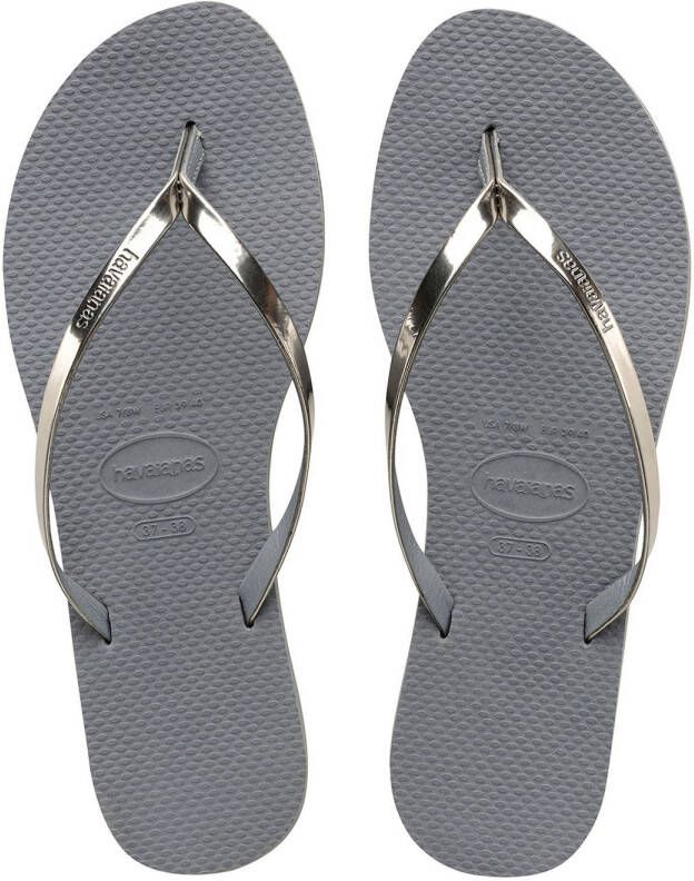 Havaianas You Metallic teenslippers grijs