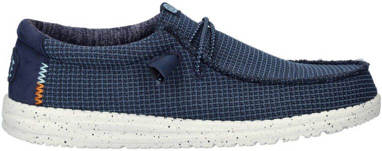 Hey Dude Sportieve Mesh Mocassin Schoenencollectie Blue Heren