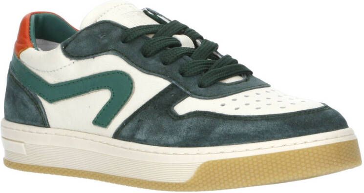 Hip Groen Meisjes Leer Meerkleurig 36 Sneakers | Sneaker van