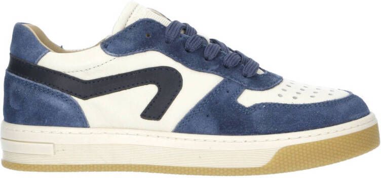 Hip Blauw Meisjes Leer Meerkleurig 33 Sneakers | Sneaker van