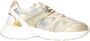 Hip H1255 Sneakers Leren Sneaker Meisjes Goud - Thumbnail 1