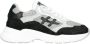 Hip chunky suède sneakers zwart wit - Thumbnail 1