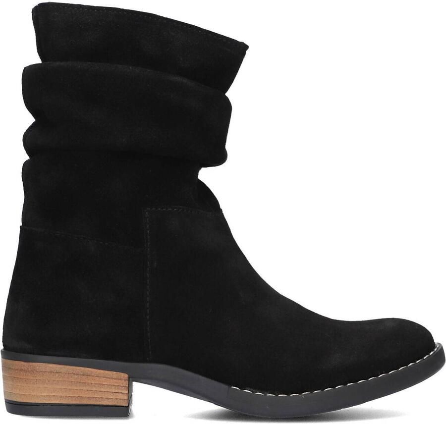 Hip H1738 Enkellaarsjes Enkelboots met rits Meisjes Kids Zwart