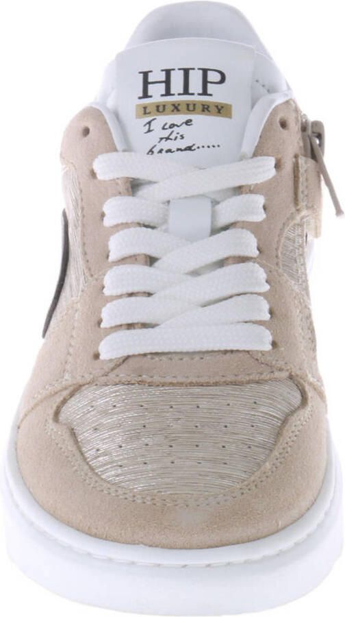 Hip leren sneakers beige - Foto 2