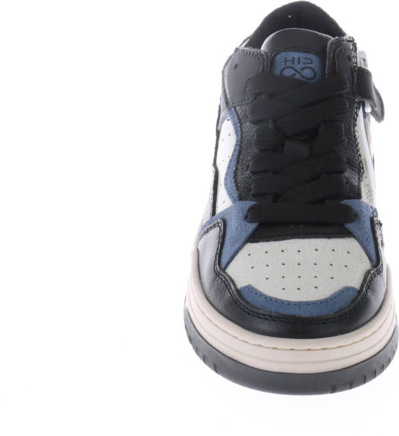 Hip leren sneakers blauw wit - Foto 2