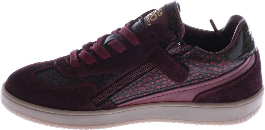 Hip leren sneakers bordeaux Rood Meisjes Leer - Foto 8