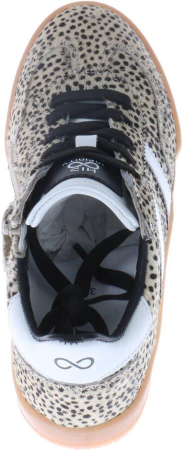 Hip H1500 Sneakers Meisjes Leren Sneaker Beige - Foto 3