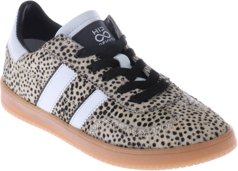 Hip H1500 Sneakers Meisjes Leren Sneaker Beige - Foto 2