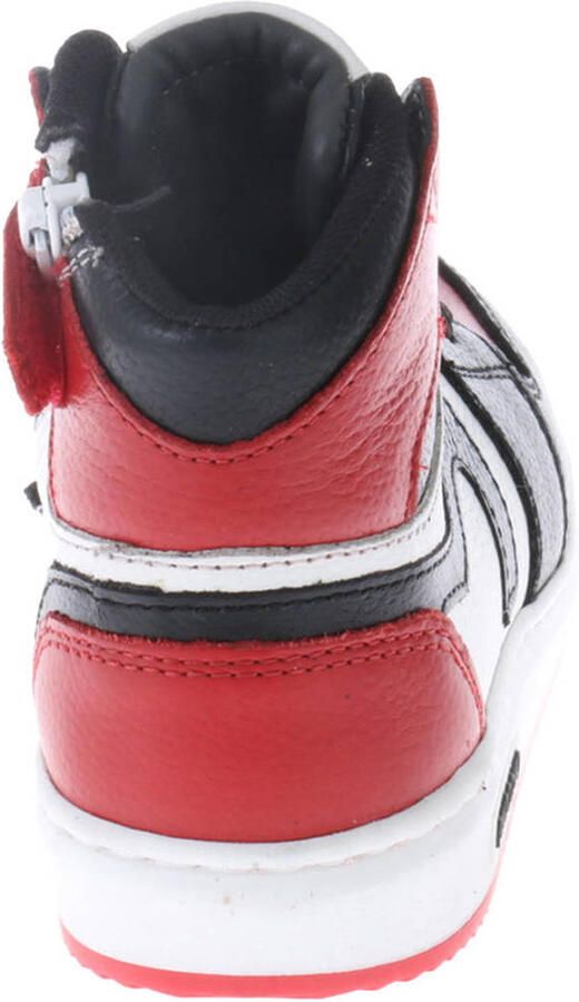 Hip leren sneakers rood zwart wit - Foto 3
