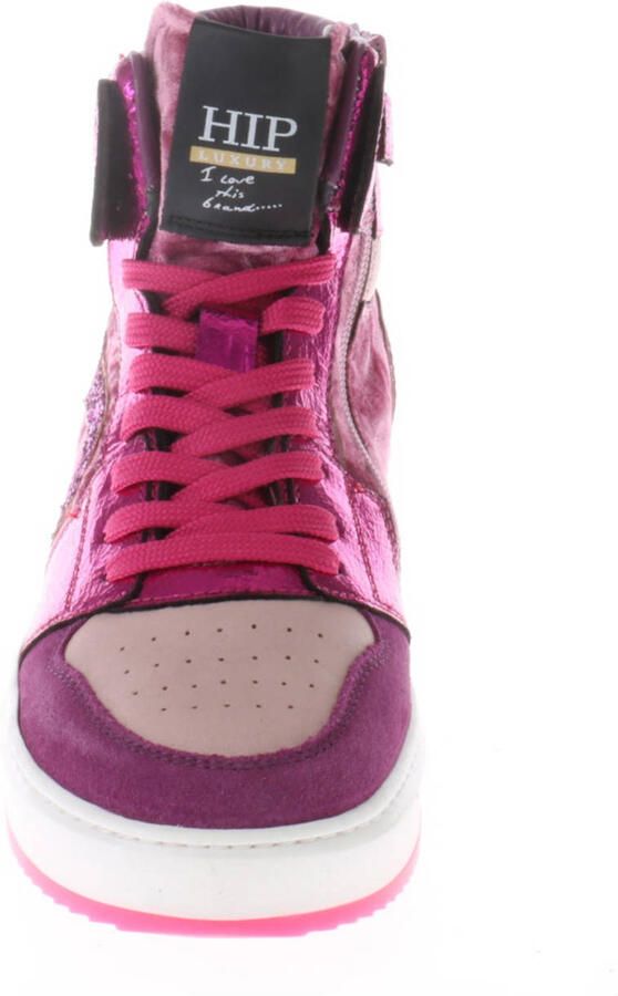 Hip leren sneakers roze paars - Foto 3