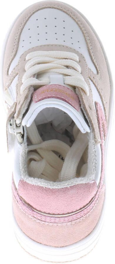 Hip leren sneakers wit roze - Foto 3