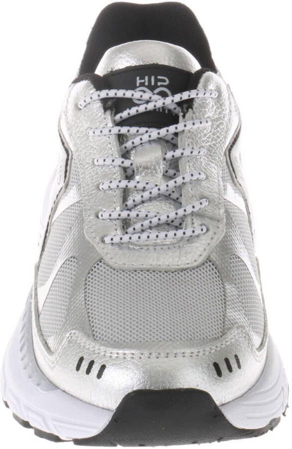 Hip leren sneakers zilver - Foto 2