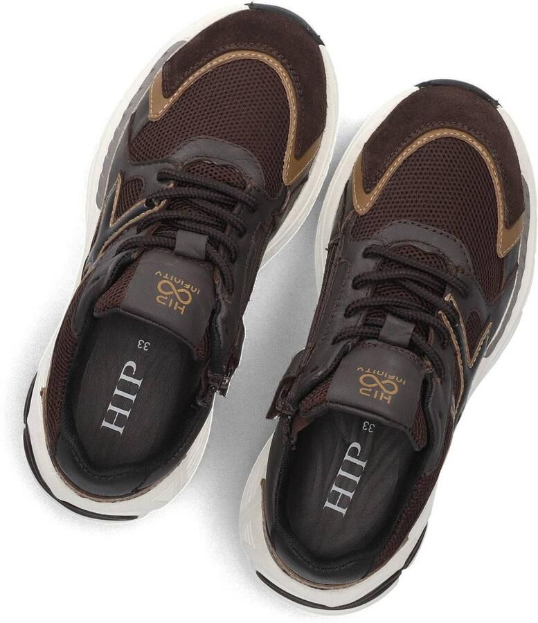 Hip H1161 Sneakers Jongens Bruin - Foto 5