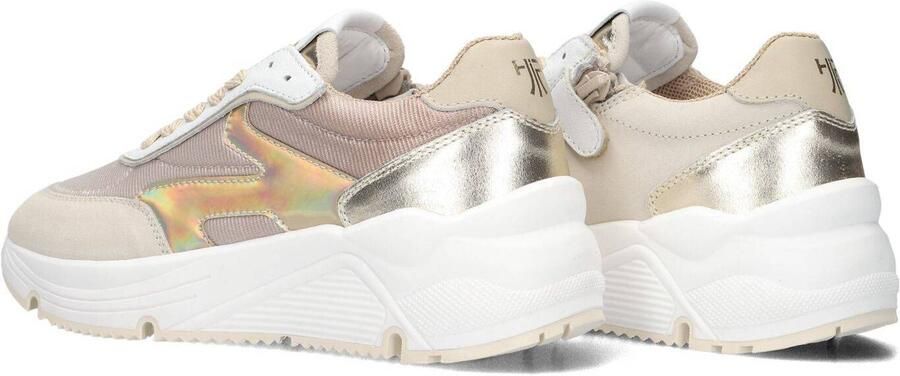 Hip H1835 Sneakers Meisjes Leren Sneaker Beige - Foto 2