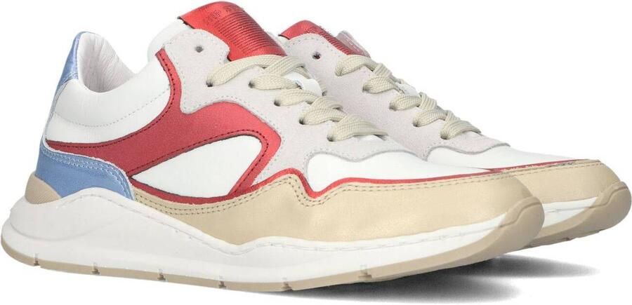 Hip H6355 Lage sneakers Leren Sneaker Meisjes Kids Wit - Foto 2