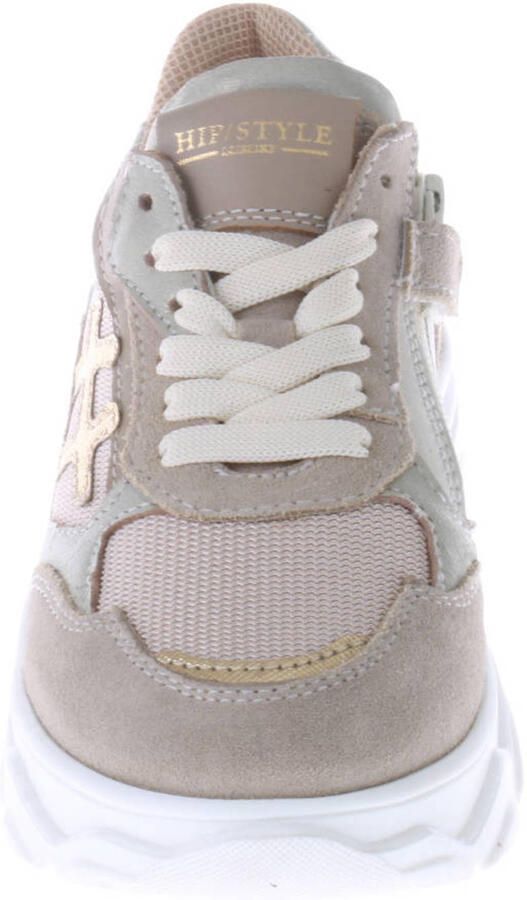 Hip Meisjes Lage sneakers H1521 Beige Suède - Foto 3