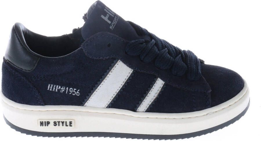 Hip suède sneakers donkerblauw
