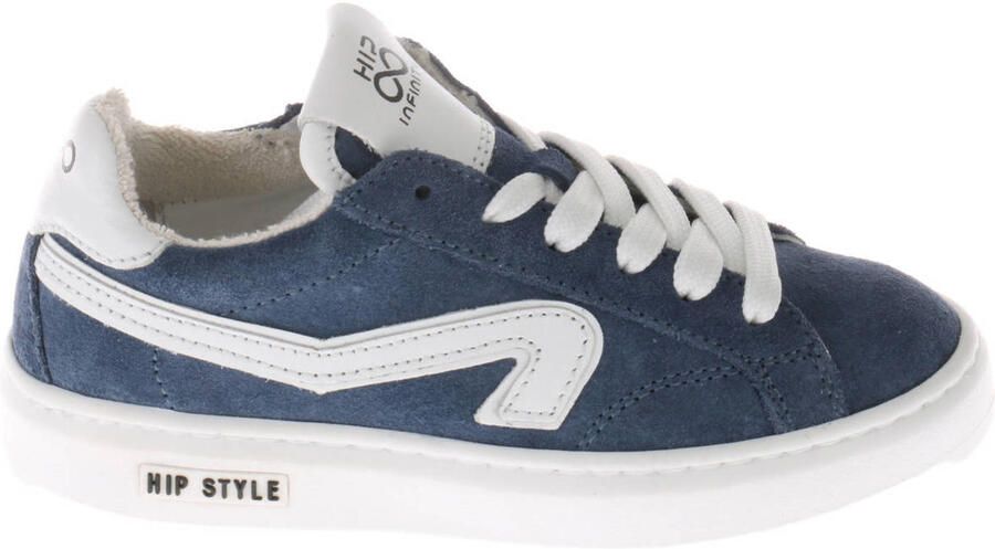 Hip suède sneakers donkerblauw