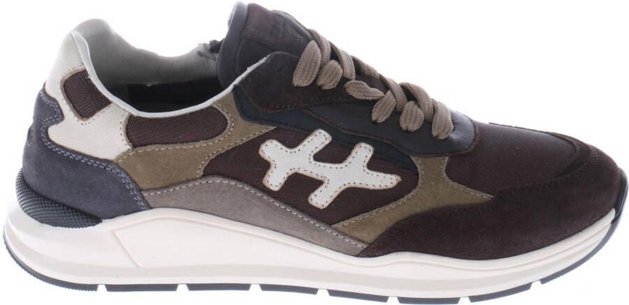 Hip suède sneakers donkerbruin - Foto 2