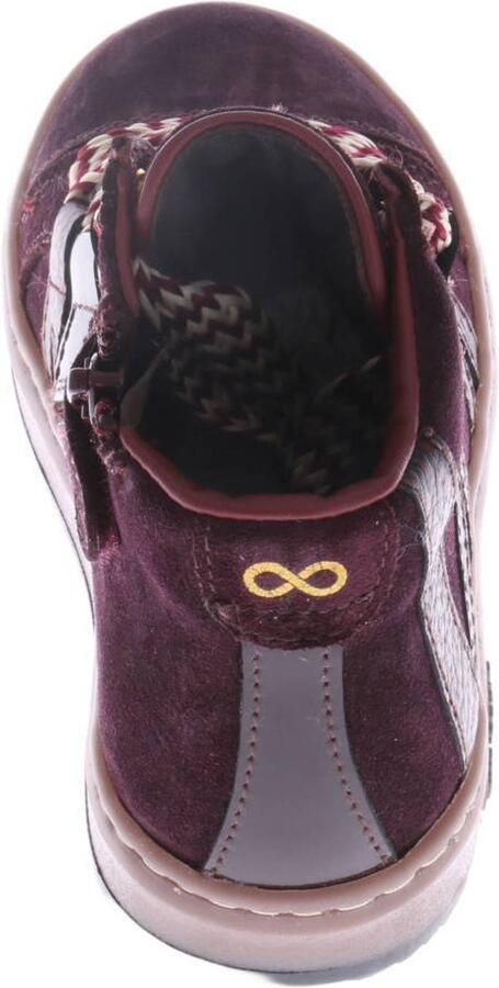 Hip suède sneakers donkerrood - Foto 3