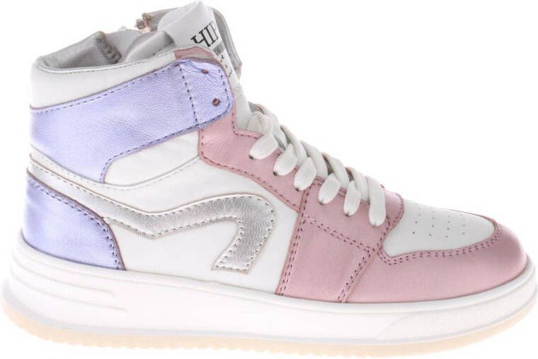 Hip leer sneakers roze wit 27 | Sneaker van | Mode > Schoenen > Sneakers