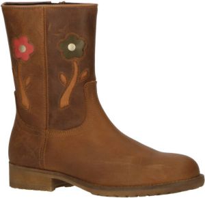 Hip H1241 Brown Natural Combi Boots