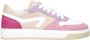Hip leren sneakers roze - Thumbnail 1