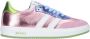 Hip leren sneakers roze metallic Meisjes Leer Meerkleurig 36 - Thumbnail 1