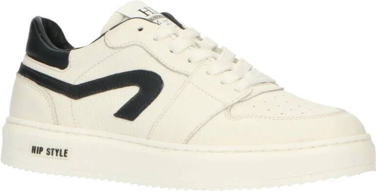 Hip leren sneakers wit Jongens Leer Meerkleurig 33