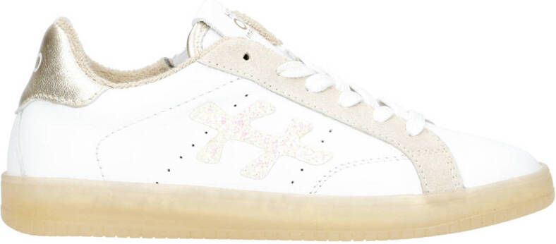 Hip H1886 Sneakers Leren Sneaker Meisjes Wit