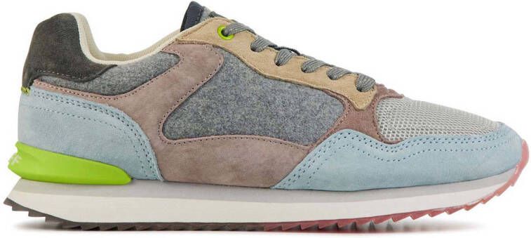 HOFF Antwerp suède sneakers grijs multi