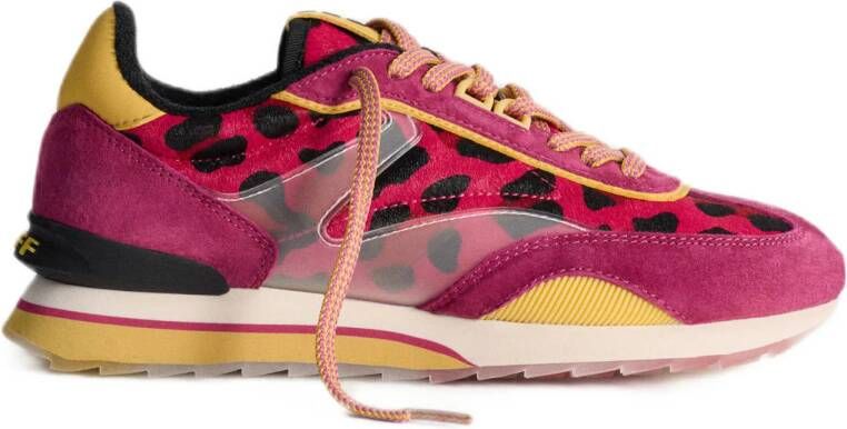 THE HOFF BRAND Lage Sneakers Dames Pink Lady Maat: 38 Materiaal: Suède