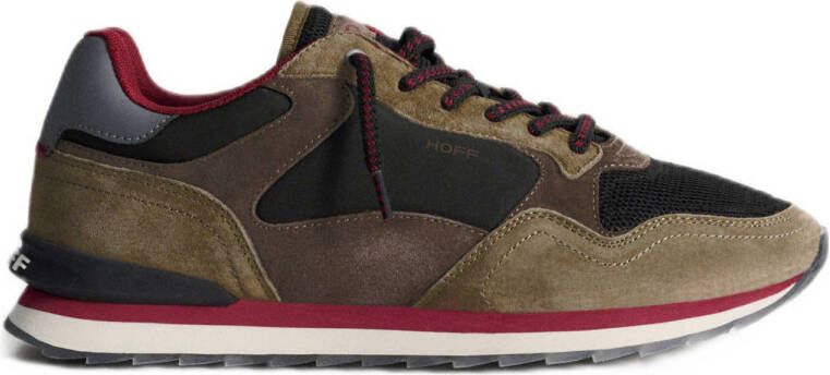THE HOFF BRAND Lage Sneakers Heren Mexicaly Maat: 41 Materiaal: Suède Kleur: Bruin