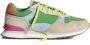 THE HOFF BRAND Lage Sneakers Dames Gold Coast Maat: 36 Materiaal: Nubuck Kleur: Groen - Thumbnail 1