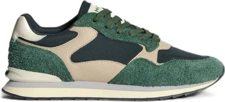 HOFF City suède sneakers groen beige