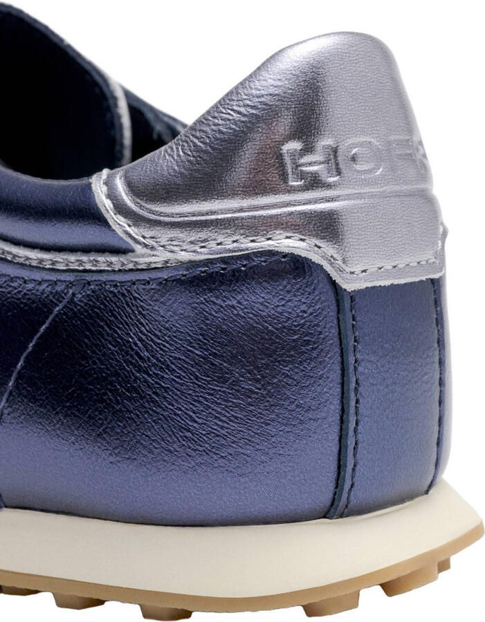 HOFF Bridge leren sneakers blauw metallic - Foto 2