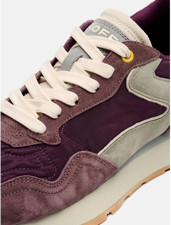 HOFF Sneakers van leermix met logodetail model 'City' - Foto 3